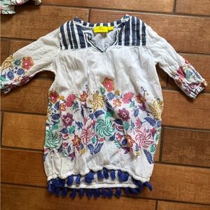 EUC Roller Rabbit Girls Dress Coverup Sz. 4